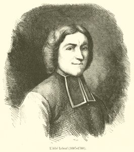 Labbe Lebeuf, 1687-1760 de French School